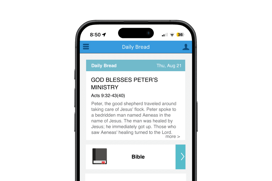 Daily devotional app