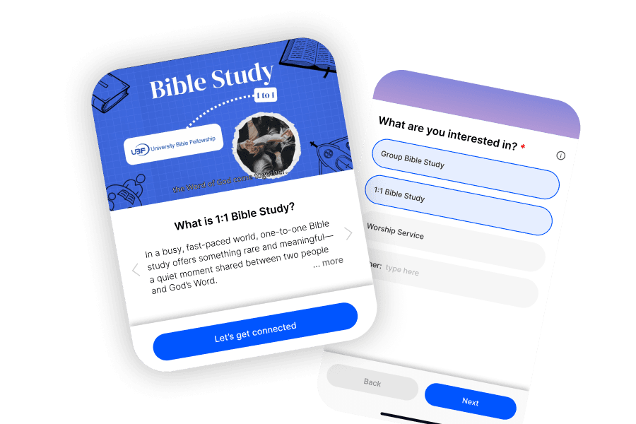 Bible study invitation tools